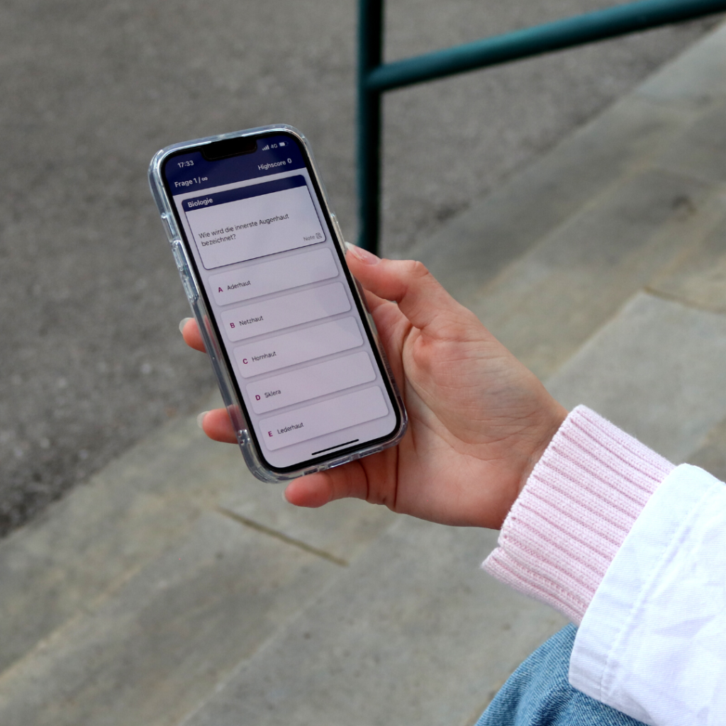 Platz 4: Fragen kreuzen und an der MedAT-Vorbereitung dranbleiben! 🙋