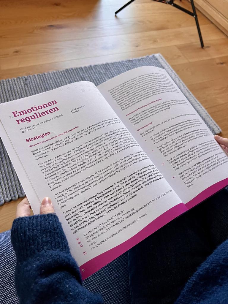 MedAT-Vorbereitung SEK und TV mit dem SEK-TV-Breaker Untertest Emotionen regulieren