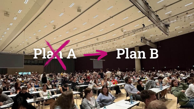 MedAT-Plan-B: MedAT nicht geschafft, was jetzt?